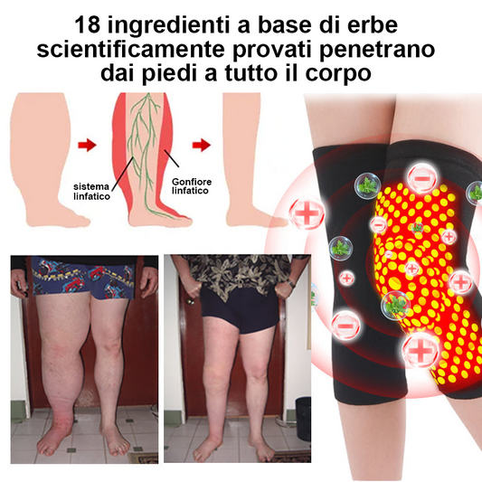 🎉🎉𝗩𝗡𝗣𝗥𝗢𝗢® Supporto termico per il ginocchio a radiofrequenza a base di erbe (Raccomandato dagli esperti del NIH - Adatto a tutti i disturbi legati alle gambe)