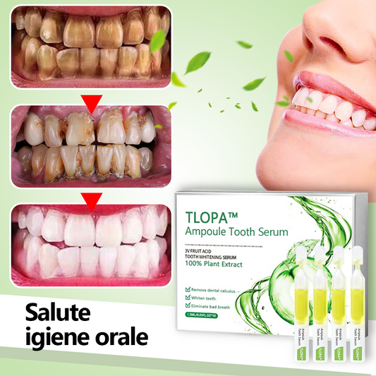 🔥🔥🔥 TLOPA™ Dentifricio in fiale, rimozione di tartaro e placca batterica e di vari problemi del cavo orale