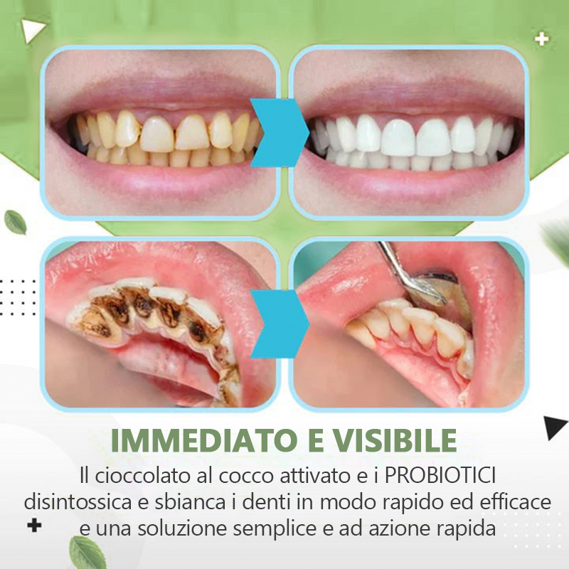 🔥🔥🔥 TLOPA™ Dentifricio in fiale, rimozione di tartaro e placca batterica e di vari problemi del cavo orale